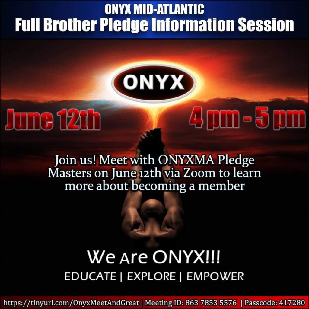 ONYXMA Pledge Information Session 2021-06-12